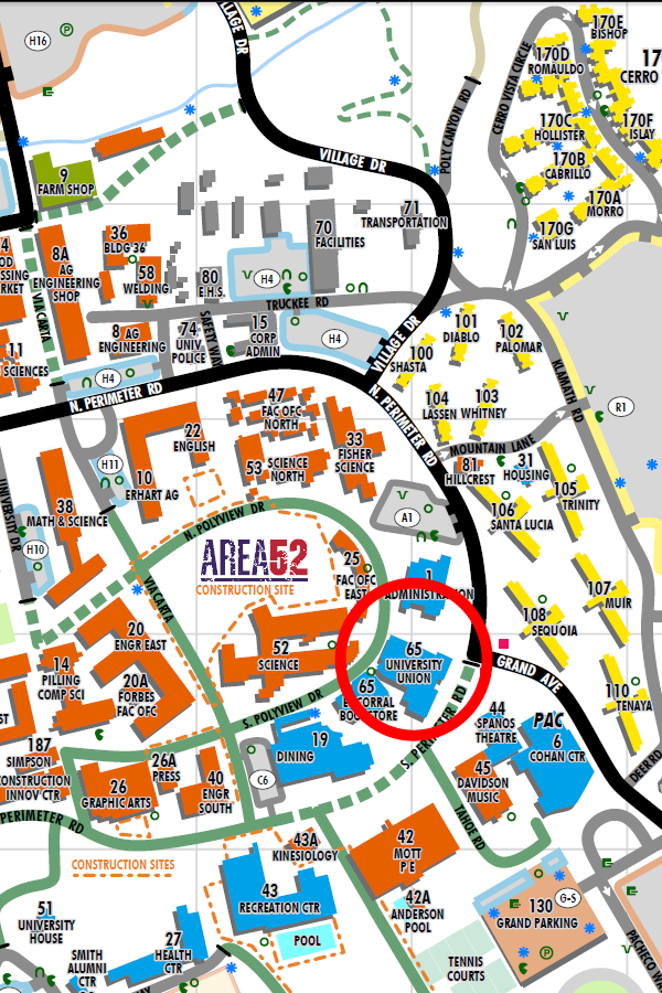 Mustang Lanes Map